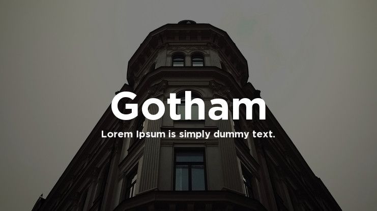gotham font free download mac
